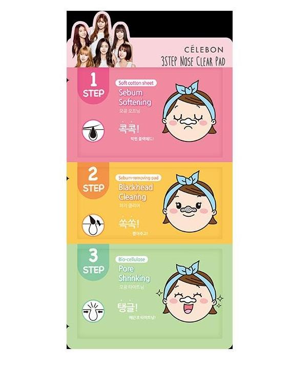 3 Step Nose Clear Pad