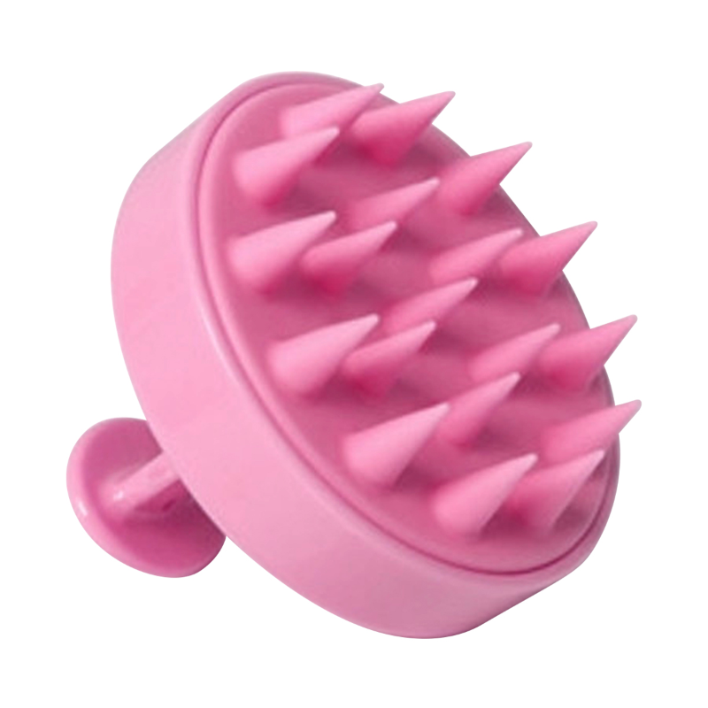 Premium Silicone Shampoo Brush Soft Pink