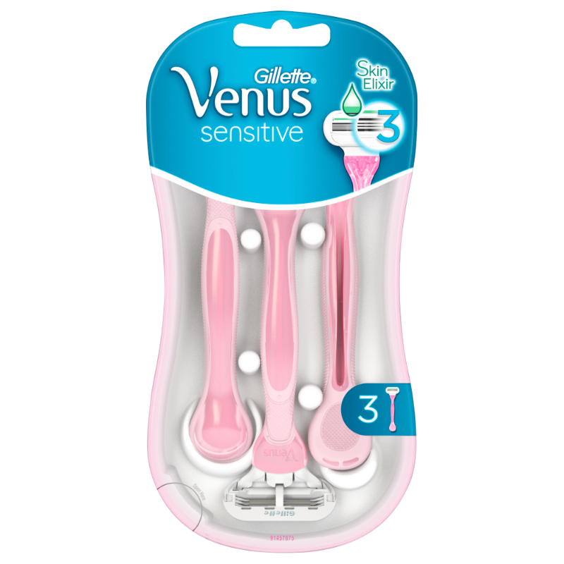 GILLETTE Venus Sensitive Razor 3s